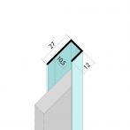 Protektor Nr.: 9451 Anschluss- und Einfassprofil U-Profil Alu