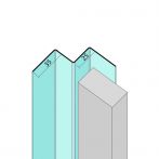 Protektor Nr.: 9486 Kantenprofil für Innenecken Alu