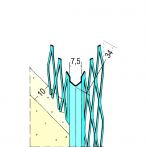 Protektor Nr.: 1007 Kantenprofil für den Innenputz