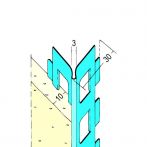 Protektor Nr.: 1018 Kantenprofil für den Innenputz