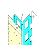 Protektor Nr.: 1026 Kantenprofil für den Innenputz