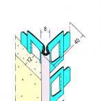 Protektor Nr.: 1041 Kantenprofil für den Innen- und Außenputz