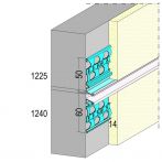 Protektor Nr.: 1240 Gleitlagerfugenprofil für den Außenputz