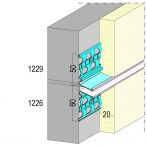 Protektor Nr.: 1226 Gleitlagerfugenprofil für den Außenputz