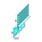 Protektor Nr.: 1241 Abschlussprofil Dach für den Außenputz