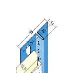 Protektor Nr.: 2263 Anschlussprofil für den Trockenbau