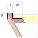 Protektor Nr.: 37844 Anschlussprofil für den Trockenbau