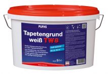 Pufas Tapetengrund weiß