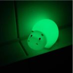 MegaLight Nacht Badelicht Swimmy Hippo mit Akku | inkl. USB Kabel