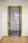 ReinWerk Staubschutztür 2100 x 1100 mm - mit Reißverschluss, transparent