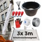 ReinWerk Schuttrutsche 9 m - Bauschuttrutsche Set 3 x 3 m