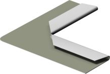 Rockfon Chicago Metallic Innenecke L-Wandwinkel Weiß 001