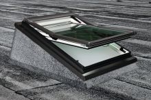 Roto EBR Rx200 Designo AL Einbaurahmen Flachdach (1x1) Flachdach - Aluminium - Maße: 650x1180 mm (065/118)