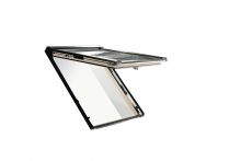 Roto Designo R8 Holz-Dachfenster mit Wärmedämmblock | Klapp-Schwingfenster