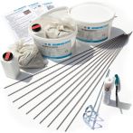 Ruberstein Starter-Set für Risssanierung inclusive Rissspachtel - Kartusche