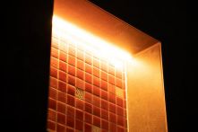 Schlüter KERDI BOARD Nische beleuchtet