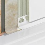 Schlüter DILEX AS Anschlussfuge 2,5 m Brillantweiß, Breite 20 mm