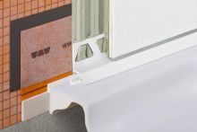 Schlüter DILEX AS Anschlussfuge 2,5 m Brillantweiß, Breite 20 mm