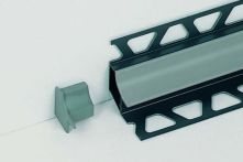 Schlüter DILEX HK Randfuge Endkappe links - Grau