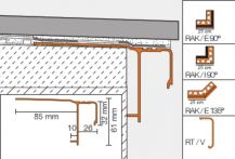 Schlüter BARA RAK Randprofil Außenecke