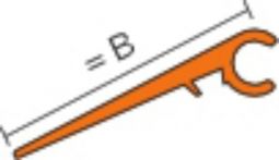 Schlüter RENO AE VB Übergangsschenkel 2,5 m variabel