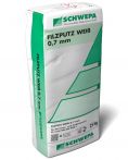 SCHWEPA Filzputz 1,2mm Weiß - 25 Kg
