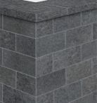 Seltra Universalstein Sanoku Ele Anthrazit-Schwarz, Naturstein - 15x20x35 cm