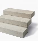 Seltra Blockstufe SOL gestockt 15x35 cm Gelb-Grau Naturstein