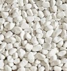 Seltra Kies Carrara getrommelt Weiß, Marmor