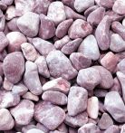 Seltra Kies Rouge Royal getrommelt Rot-Weiß, Marmor