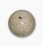 Seltra Kugel Sol poliert Gelb-Grau, Granit - mit Bohrung