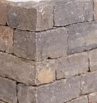 Seltra MS Mauerstein Fränkische Muschelkalk allseits gespalten, Grau-Braun-Beige, Naturstein