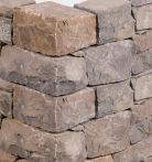 Seltra MS Mauerstein Grauwacke Dunkelbraun-Rot-Grau, Naturstein