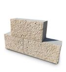 Seltra MS Mauerstein Roman Wall Vanilla Creme-Beige, Naturstein - 25x25x50 cm