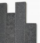 Seltra Palisade SANOKU ELE satiniert Anthrazit-Schwarz Naturstein