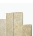 Seltra Palisade Via Alba Beige, Naturstein, getrommelt - 8x25x100 cm