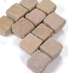 Seltra Pflaster Mandra gespalten Gelb-Hellbeige, Naturstein