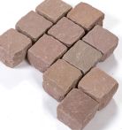 Seltra Pflaster Modac gespalten Rötlich Bunt, Naturstein