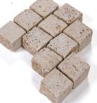 Seltra Pflaster Noce Torosa Antik Hellbraun, Naturstein - 10x10x8 cm