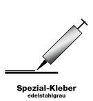 Seltra Pool-Shape Spezial-Kleber 310 ml Edelstahlgrau