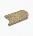 Seltra Mähkante SOL geflammt rötlich-gelb-Grau Naturstein - 3x12x24 cm