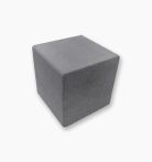 Seltra Sitzquader Gala+ geflammt 45x45x45 cm Anthrazit, Granit