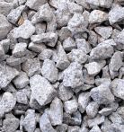 Seltra Granitsplitt gebrochen Hellgrau, Granit