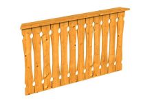 Skan Holz Brüstung Balkonschalung Nice 2, 150x96 cm - Eiche hell