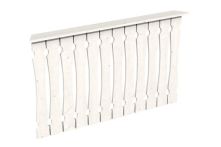 Skan Holz Brüstung Balkonschalung Nice 2, 150x96 cm - Weiß