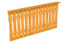 Skan Holz Brüstung Balkonschalung Nice 3, 180x96 cm - Eiche hell