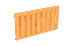 Skan Holz Brüstung Deckelschalung Douglasie, 170x84 cm - Natur