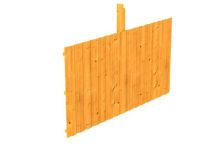 Skan Holz Rückwand aus Deckelschalung 20x120 mm Fichte, 341x180 cm - Eiche hell