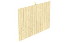 Skan Holz Rückwand aus Deckelschalung 20x120 mm Fichte, 341x220 cm - Natur