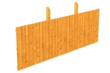 Skan Holz Rückwand aus Deckelschalung 20x120 mm Fichte, 550x180 cm - Eiche hell